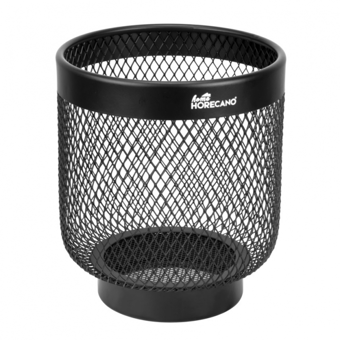 CULINARO HOME Suport pentru tacamuri/ustensile bucatarie, D16xh18cm, plasa metalica, negru mat [1]