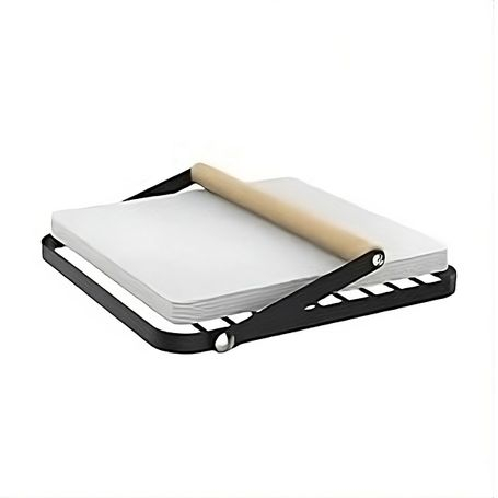 CULINARO HOME Suport servetele masa, metal/lemn, 19,4x18xh2,5cm, negru mat [2]