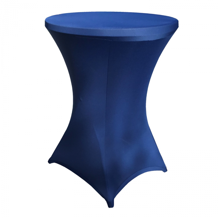 CULINARO Husa stretch pentru mese cocktail 80xh110cm, dark blue [1]