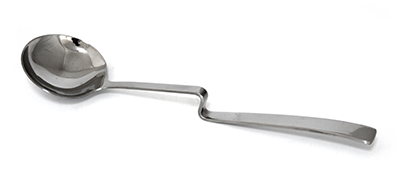CULINARO Lingura servire bufet Professional Line, inox, maner ondulat prindere vas [1]