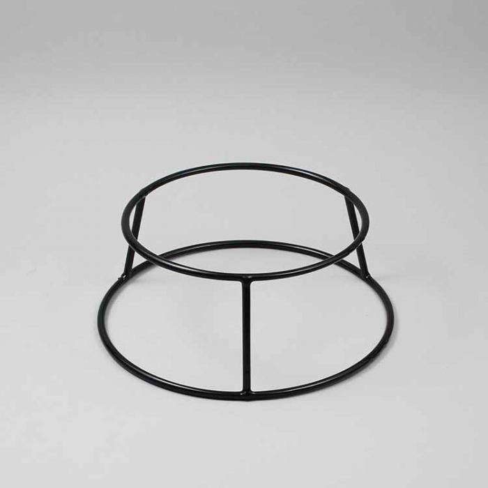 CULINARO MARBELLA 3D Stand expunere bufet pentru boluri si platouri, metal cu acoperire PVC anti-alunecare neagra, D25/D21xh10cm [2]