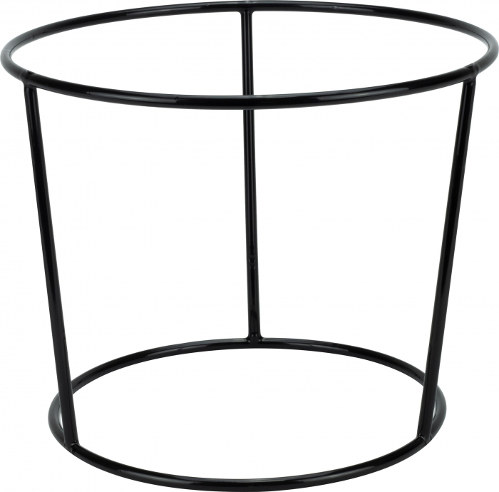 CULINARO MARBELLA 3D Stand expunere bufet pentru boluri si platouri, metal cu acoperire PVC anti-alunecare neagra, D25/D21xh20cm [1]
