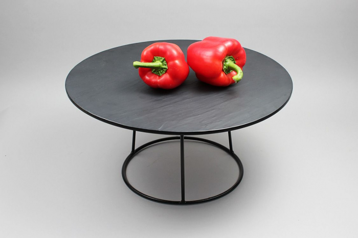 CULINARO MARBELLA 3D Stand expunere bufet pentru boluri si platouri, metal cu acoperire PVC anti-alunecare neagra, D25/D21xh20cm [4]