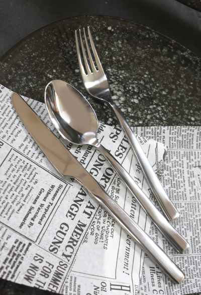 CULINARO PETAL Set 6 furculite aperitiv medii, inox [2]