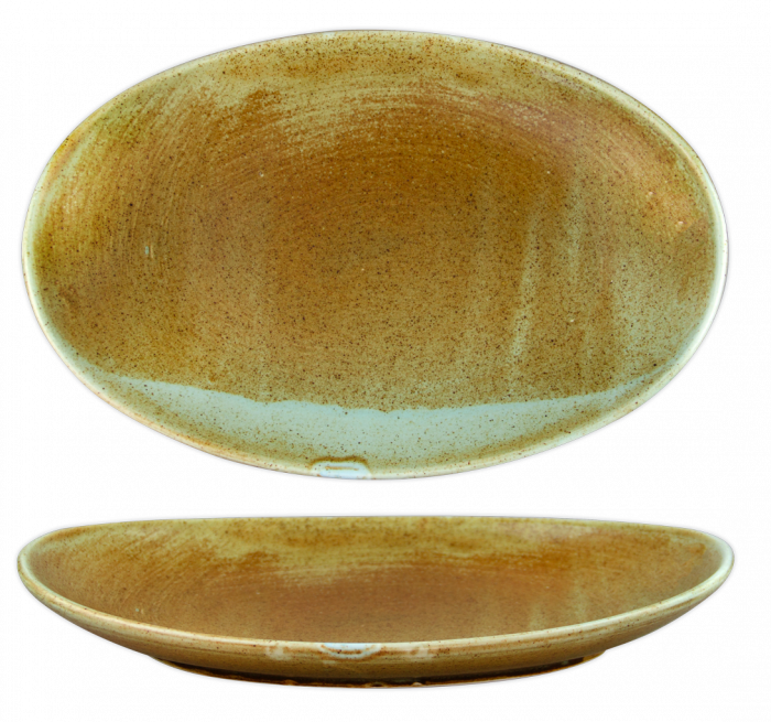CULINARO RIVER Platou oval portelan 30x21cm [1]