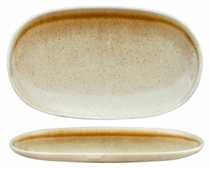 CULINARO SAHARA Platou portelan oval 31x18cm [1]