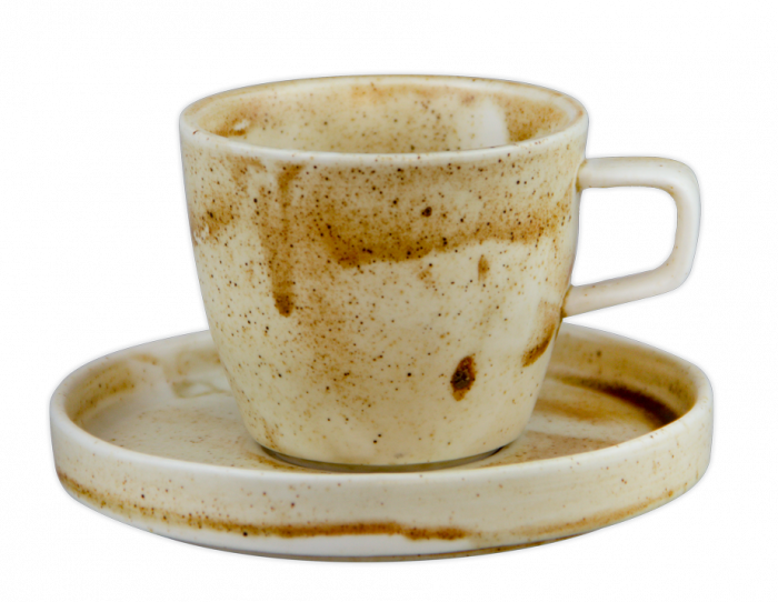 CULINARO SAHARA Set ceasca cu farfurioara pentru ceai 220ml [1]