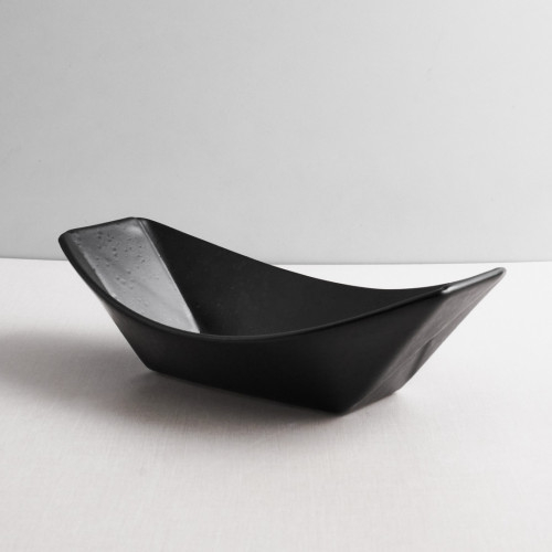 CULINARO STREET FOOD Bol ceramic tip barca, 23,9x13,4xh7cm, BLACK [3]