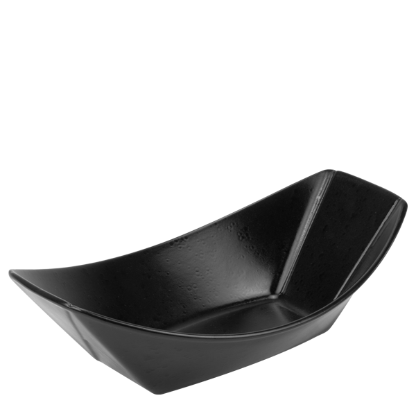 CULINARO STREET FOOD Bol ceramic tip barca, 23,9x13,4xh7cm, BLACK [1]