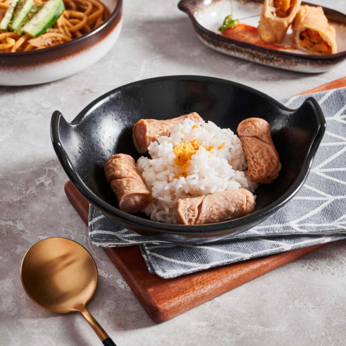 CULINARO STREET FOOD Bol din ceramica, D17,3xh6,9cm, Balti Dish, BLACK [5]