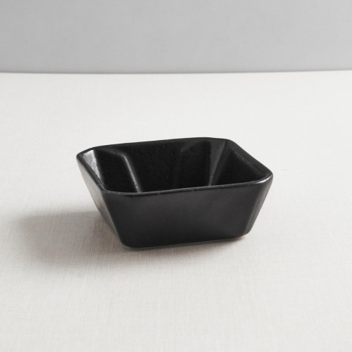 CULINARO STREET FOOD Bol pentru sos din ceramica, patrat, 8,3x8,3xh3,2cm, BLACK [3]