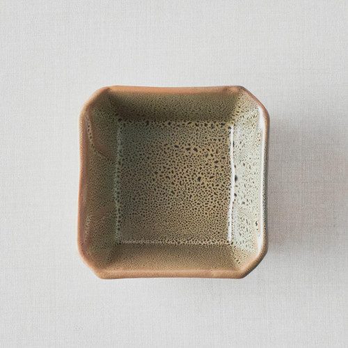 CULINARO STREET FOOD Bol pentru sos din ceramica, patrat, 8,3x8,3xh3,2cm, OLIVE [5]