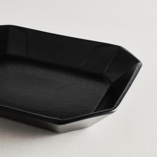 CULINARO STREET FOOD Platou servire din ceramica, 22,3x17,3xh3,6cm, BLACK [5]