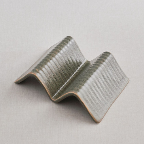 CULINARO STREET FOOD Suport taco cu 1-2 compartimente, ceramica, 14,9x10,4xh4,5cm, OLIVE [3]