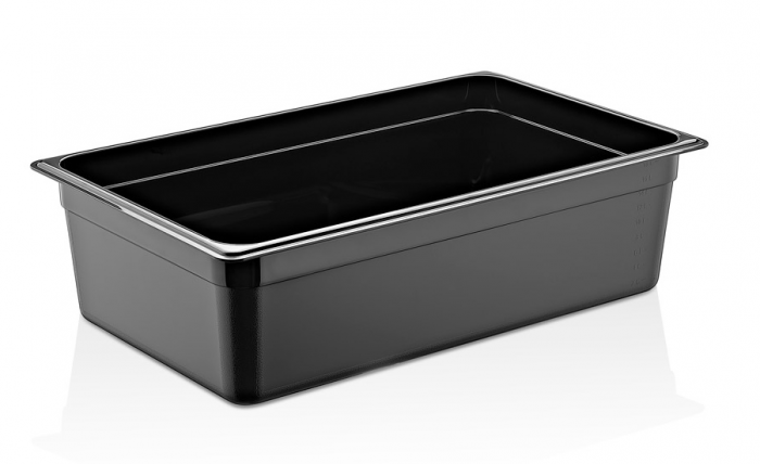 CULINARO Tava gastronorm polipropilena 1/1-150,530x325x150mm, 19,5lt, neagra [1]