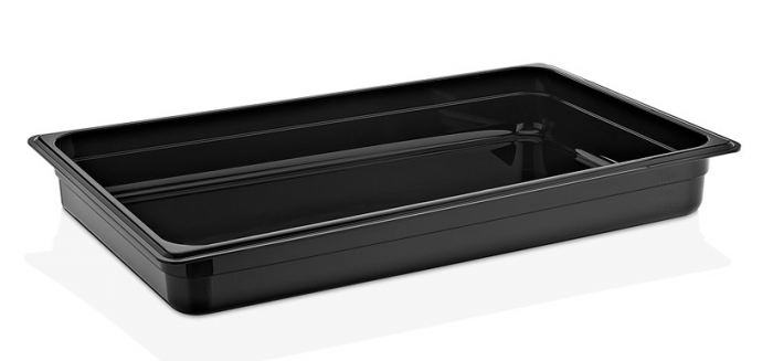 CULINARO Tava gastronorm polipropilena 1/1-65, 530x325x65mm 8,5lt, neagra  [1]