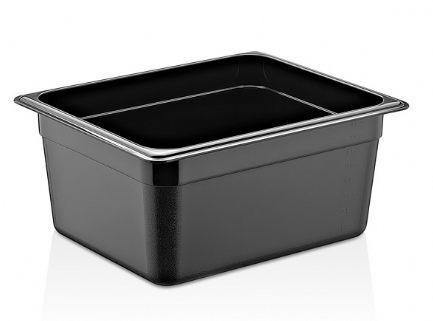 CULINARO Tava gastronorm polipropilena 1/2-150, 325x265x150mm, 8,9lt, neagra [1]