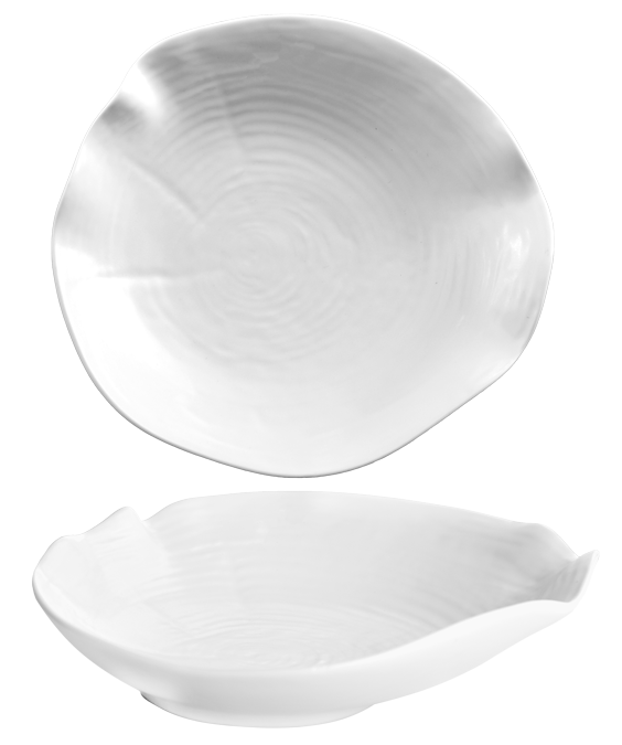 CULINARO WILLOW WHITE Farfurie adanca din portelan, 17cm [2]