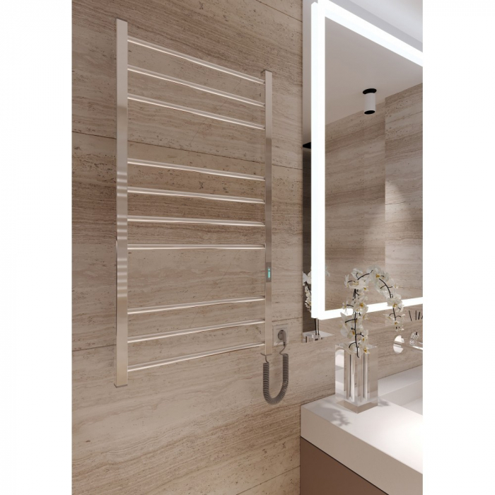 ELNA LADDER LUX 10 Calorifer portprosop electric inox, 147W, 1010x530x75mm [3]