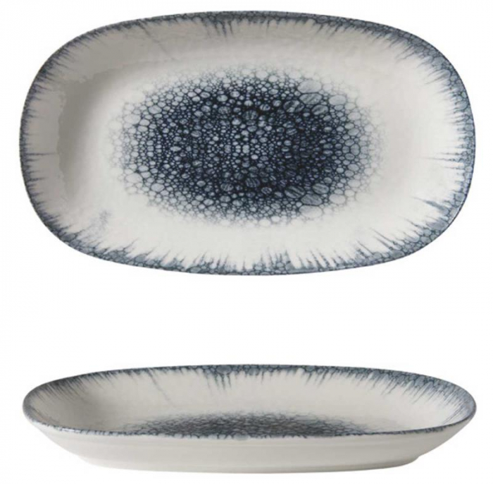 GURAL ANTARES Platou oval din portelan, 24x14cm [2]