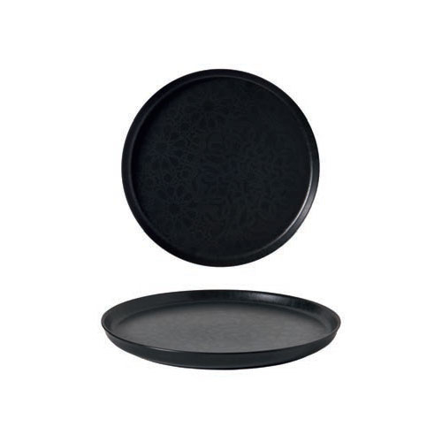 GURAL BLACK MATT Farfurie intinsa cu margine inaltata, D15cm, portelan [1]