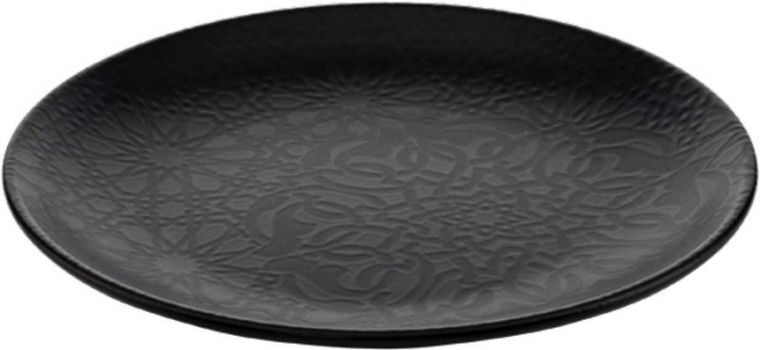 GURAL BLACK MATT Farfurie intinsa din portelan, D27cm [1]
