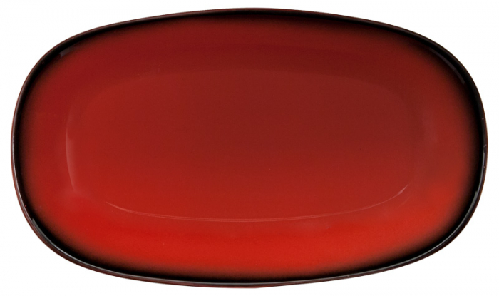 GURAL MARMARIS-BLACK/RED Platou oval 24x14cm (NBNEO24KY631KMZS) [1]