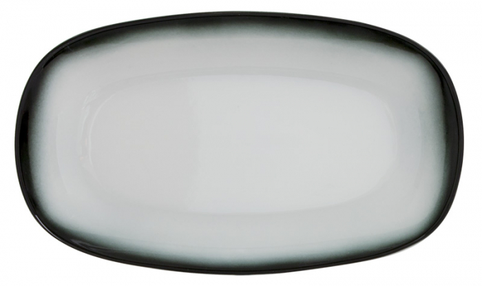GURAL MARMARIS-WHITE/BLACK Platou oval 29x17cm (NBNEO24KY63SYH) [1]