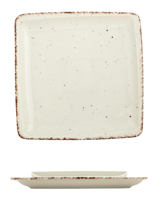 GURAL SIDE Farfurie patrata 25x25cm (NBNORD25X25DU58KH) [1]
