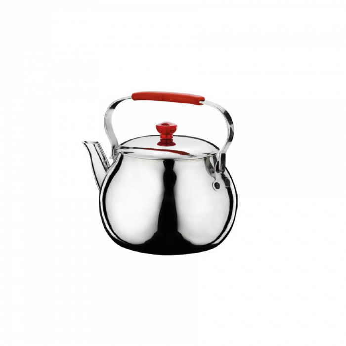 HASCEVHER HOME PERFECT Ceainic din inox, 1,5l, D12,5xh11cm, maner cu acoperire din silicon [1]