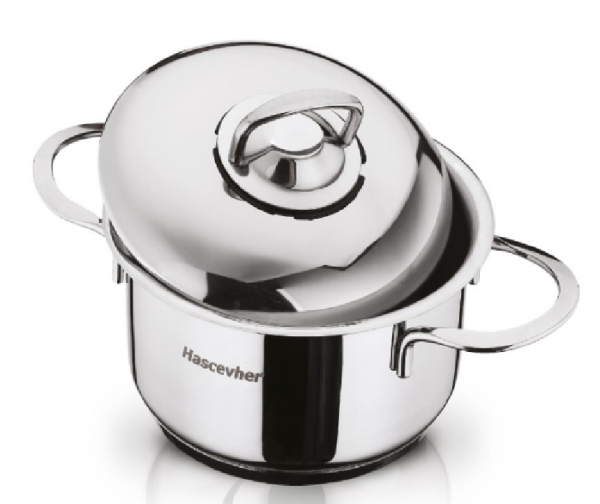HASCEVHER Oala inox cu capac inox 16cm [1]