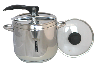 HASCEVHER PERFECT Oala sub presiune 9L cu capac sticla [1]