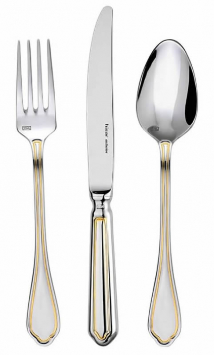 HISAR FLORENCE GOLD Set tacamuri 30 piese pentru 6 persoane, inox 18/10 [2]