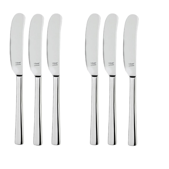 HISAR LARA Set 6 cutite pentru unt, profesionale, inox 18/10, L19,5cm [1]
