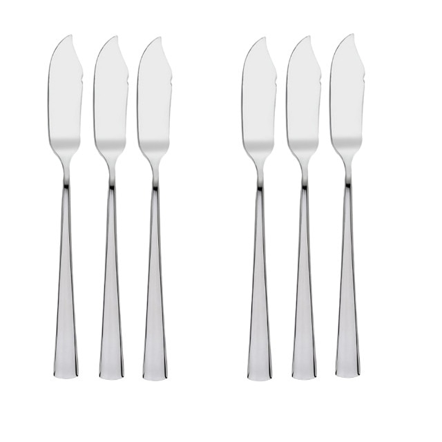 HISAR LARA Set 6 cutite peste profesionale, inox 18/10, L20,5cm [1]