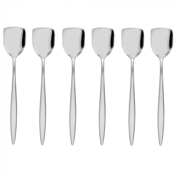 HISAR MERCURY Set 6 lingurite pentru inghetata, inox 18/10, L15,6cm [1]