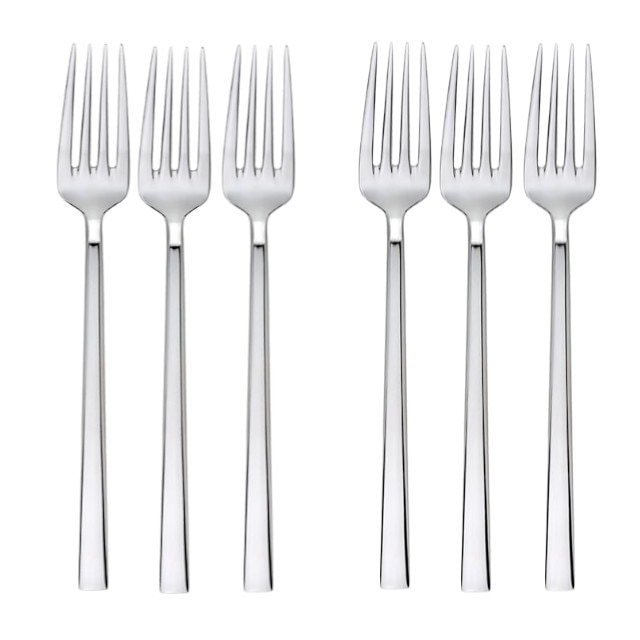 HISAR MILANO Set 6 furculite aperitiv, profesionale, inox 18/10, L19,2cm [1]