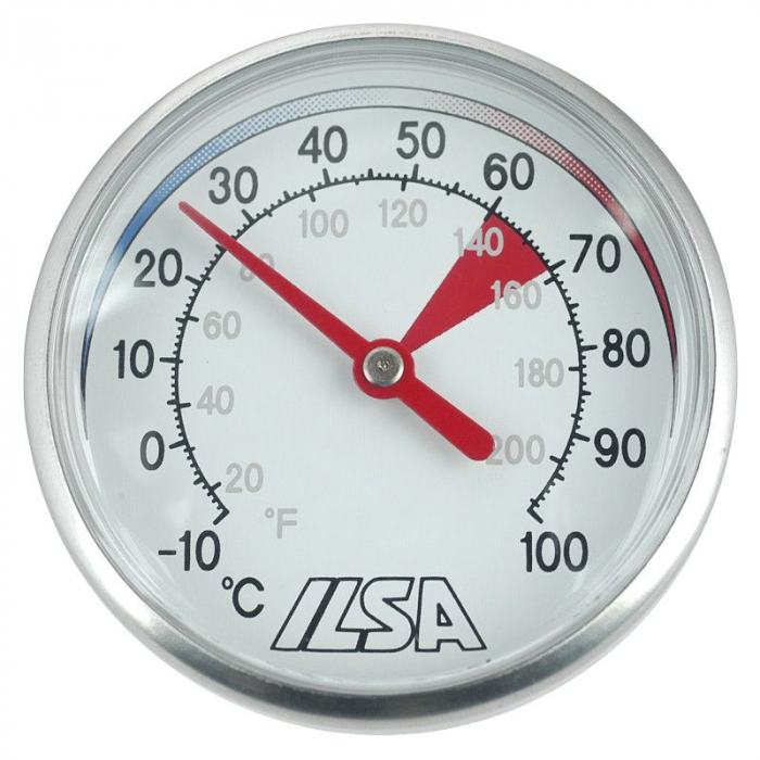 ILSA Termometru lichide profesional cu sonda, D4,5xh13cm, inox, -10°C - +100°C [2]