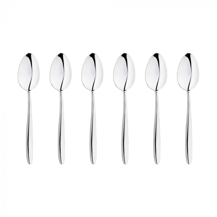INOXRIV ANNIE Set 6 lingurite ceai, otel inoxidabil 18/10, L13,2cm, grosime 3mm, finisaj lucios [1]