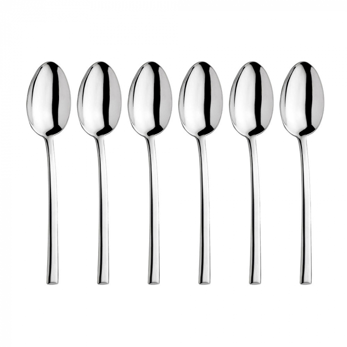 INOXRIV MEDEA Set 6 lingurite desert, inox, L15cm, grosime 3,5mm, finisaj lucios [1]
