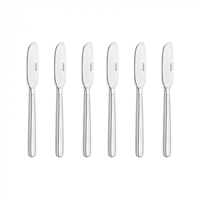 INOXRIV NOVECENTO Set 6 cutite unt, otel inoxidabil 18/10, L18cm, finisaj lucios [1]