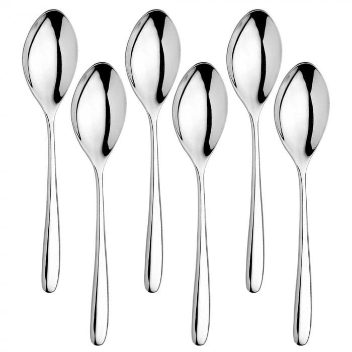 INOXRIV NOVECENTO Set 6 linguri fel principal, otel inoxidabil 18/10, L20,5cm, grosime 3,5mm, finisaj lucios [1]