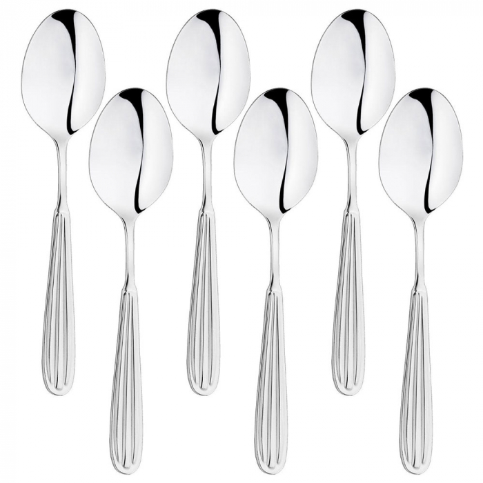 INOXRIV NOVIA Set 6 linguri principale, inox 18/0, L20cm, grosime 3mm, finisaj lucios [1]
