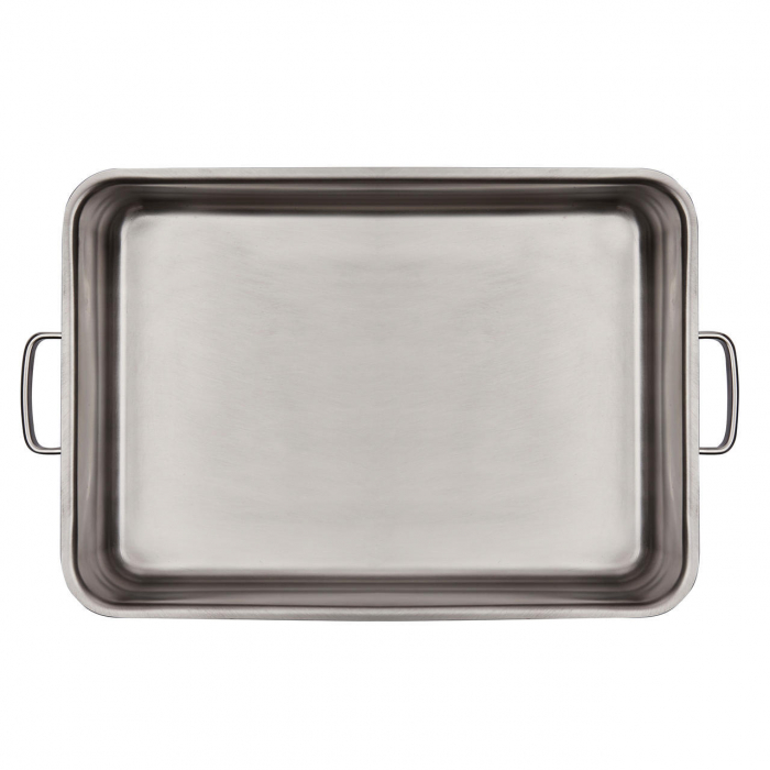 INOXRIV PREMIUM Set tava cu manere si capac, din inox 36x25xh8cm [2]