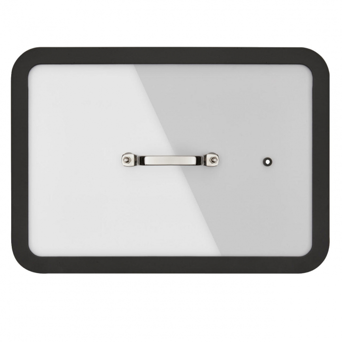 INOXRIV PREMIUM Set tava cu manere si capac, din inox 36x25xh8cm [3]