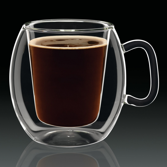 LUIGI BORMIOLI DRINK & DESIGN Ceasca termica cu pereti dubli MUG 300ml D10,6xh10,9cm [3]