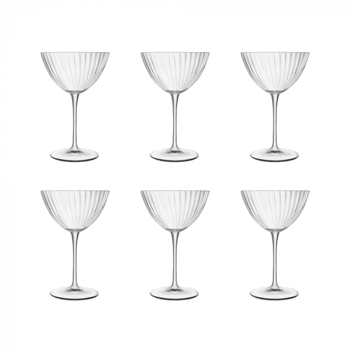LUIGI BORMIOLI SPEAKEASIES SWING Set 6 pahare martini 220ml D9,9xH15cm [1]