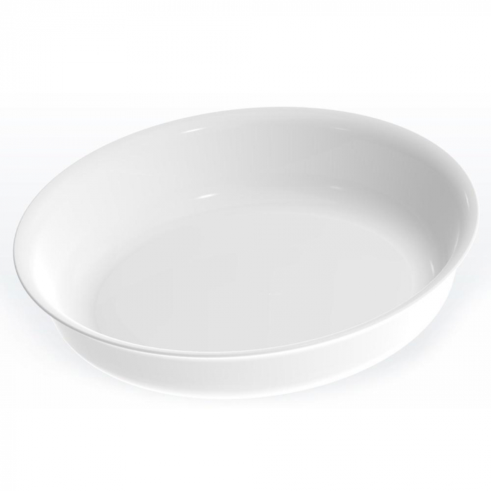 MARINEX OPALINE Tava cuptor rotunda din sticla opal, 2l, D28,2xh5,31cm [3]