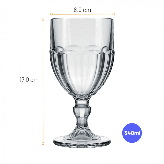 NADIR BRISTOL Set 12 pahare cocktail, 340ml, D8,9xh17cm, sticla [2]