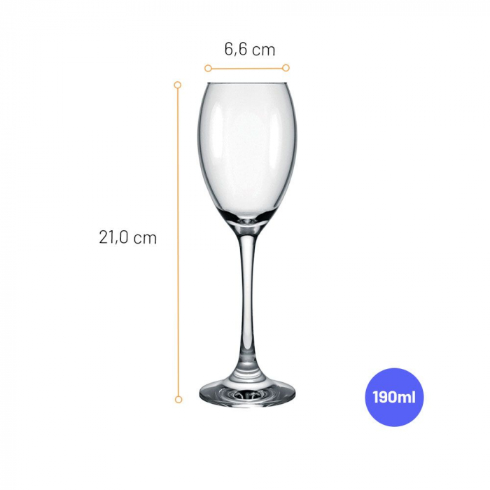 NADIR CELEBRA Set 12 pahare sampanie/aperitiv, 190ml, D6,6xh21cm, sticla [2]